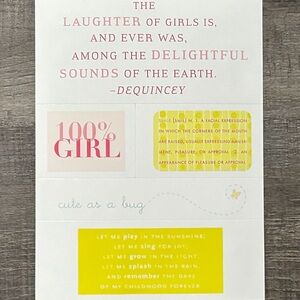 💞 New Happy Girl Quotes Scrapbook Craft Stickers